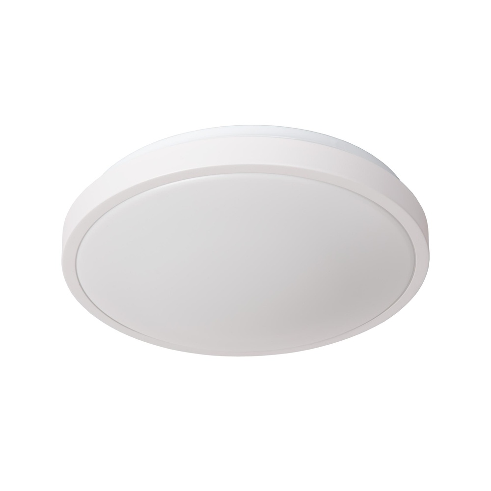 Lucide Witte plafonniereDasher Ø 34,8cm IP44 voor badkamer - 79110/35/31
